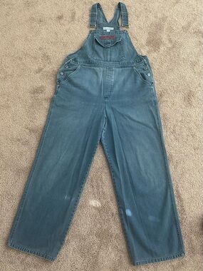 Gloria Vanderbilt VTG Blue Jean Overalls - Large